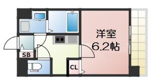 プレサンス玉造駅前ルージュの物件間取画像